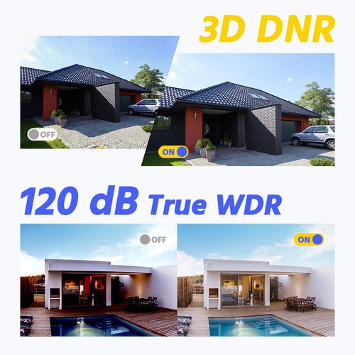 ANNKE HD 5MP Turret Audio POE IP Security Camera Color Night Vision IP67 AC500 