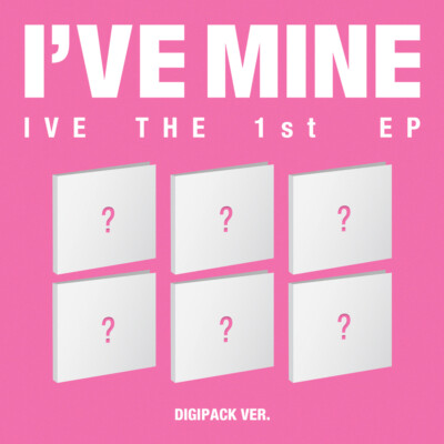 IVE I'VE MINE The 1st Ep Album Digipack Ver 6SET CD+Photocard+Etc+Tracking Num