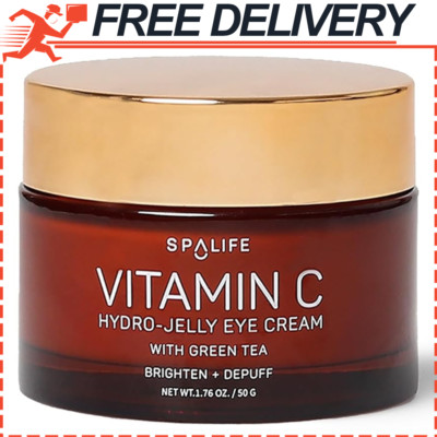 SpaLife Brighten + Depuff Vitamin C Hydro-Jelly Eye Cream With Green Tea 50g