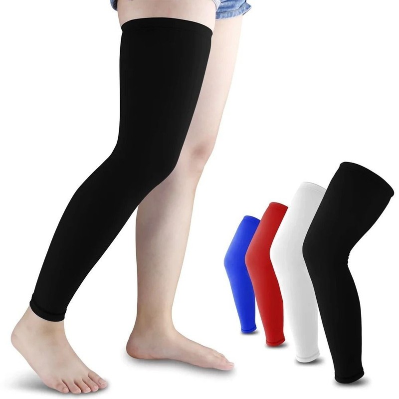 Compression Long Sleeve Support Leg Knee Pad Brace Sport Pain Socks 1pc