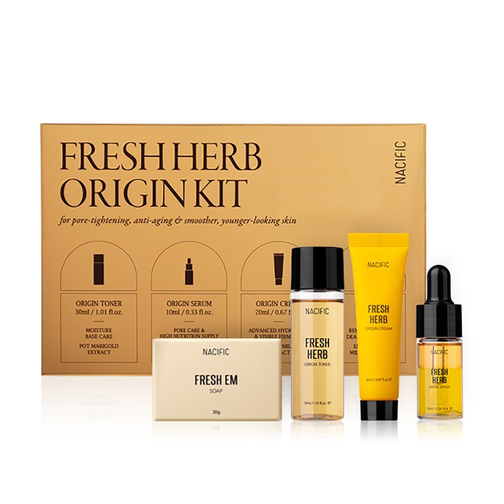 Набор Nacific Fresh Herb Origin, дорожный набор из 4 предметов