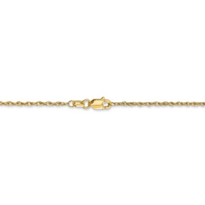 Pre-owned Superdealsforeverything 18k 20 Inch 1.3mm Baby Rope With Lobster Clasp Chain; 20 Inch; Lobster Clasp In Yellow