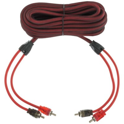 DS18 R20 Rca Cable Wire Ultra Flex 20 Feet - Level 1 100% OFC