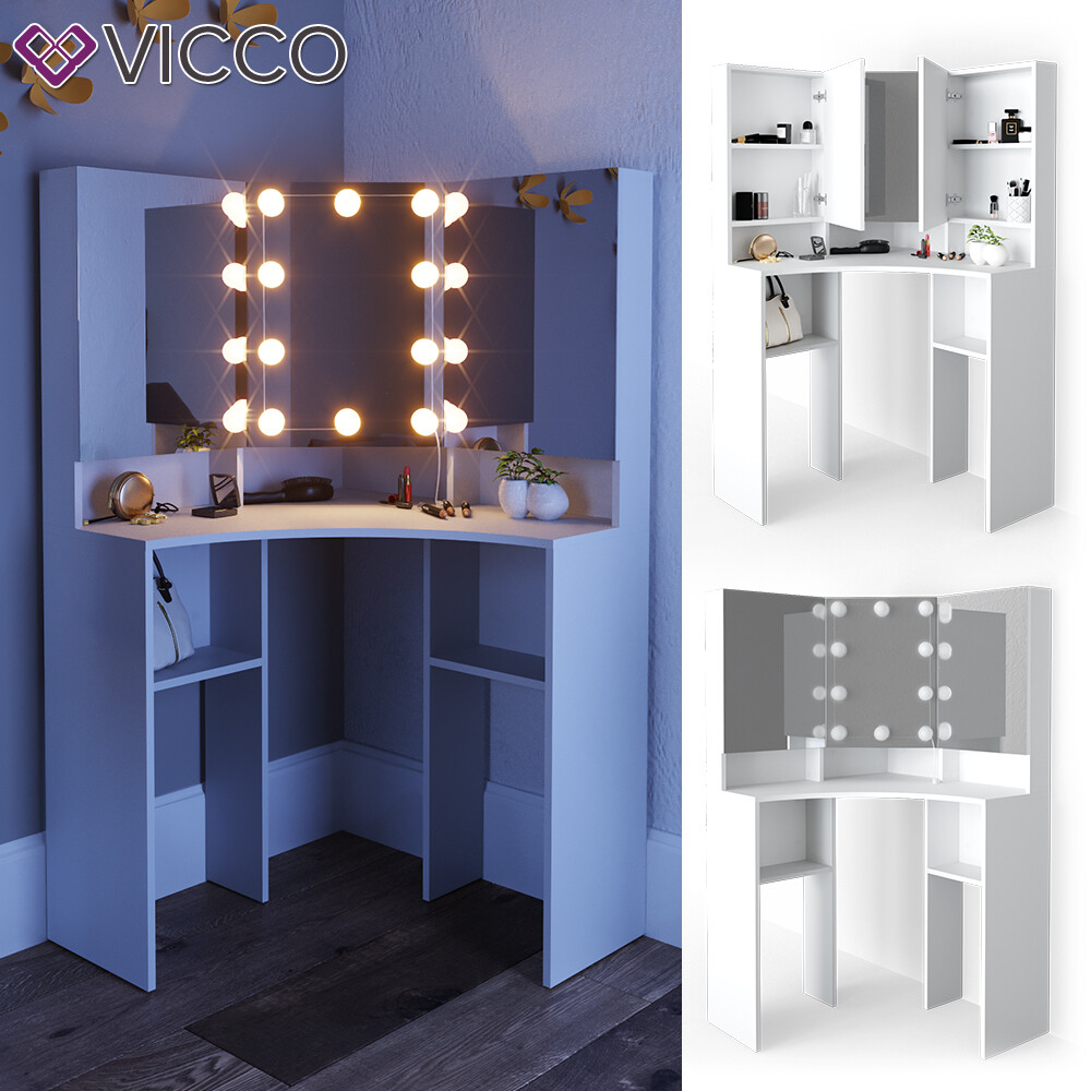 vicco corner dressing table