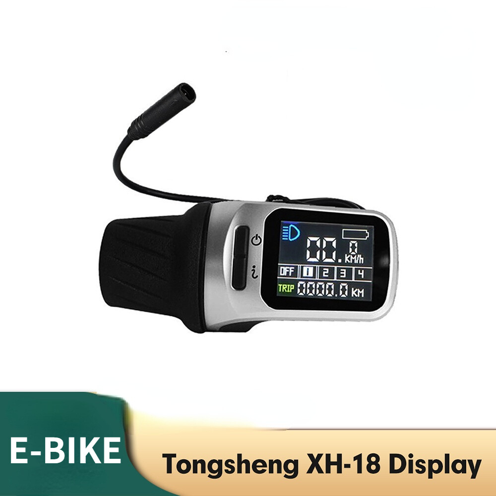 E-MARKET② E-bike XH-18 LCD Display with Waterproof Plug for TSDZ2