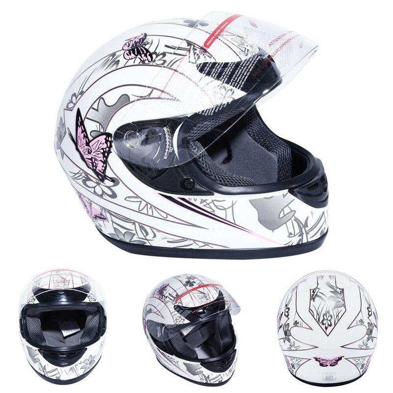 ATV Quad Motocross Dirt Bike Off Road Motorcyle Full Face Helmet Adult S/M/L