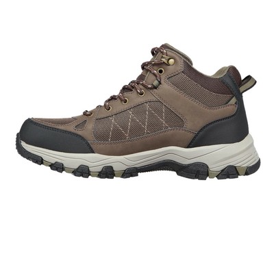SKECHERS SKECHERS MENS SELMEN - MELANO WALKING BOOTS BROWN SPORTS OUTDOORS WATERPROOF