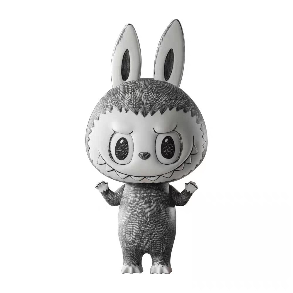 POP MART MEGA LABUBU Sketch 400% Limited Edition ABS PVC