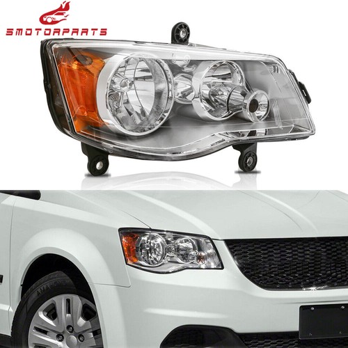Right Side Headlight For 08-16 Chrysler Town & Country 11-20 Dodge Grand Caravan