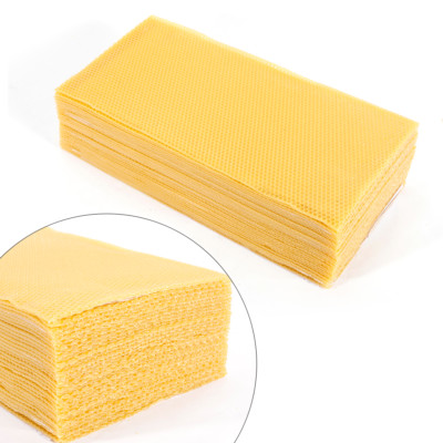 30 Pack Honeycomb Wax Frames 7.7*16.3'' Beekeeping Foundation Honey Bee Hive Tool