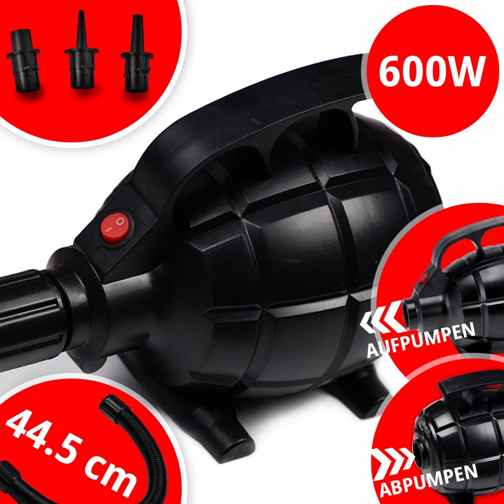 Luftpumpe Elektropumpe Pumpe für Pool Luftmatratze Airtrack Elektrische 230 V