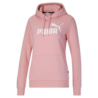 

Женская толстовка с капюшоном с логотипом Puma Essentials, размер , повседневная верхняя одежда 84685880, Розовый
