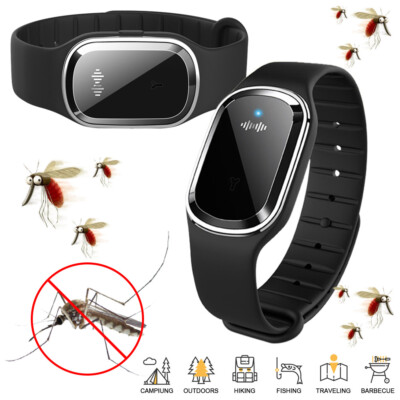 Mini Ultrasonic Anti Mosquito Insect Pest Bugs Repellent Repeller Wrist Bracelet