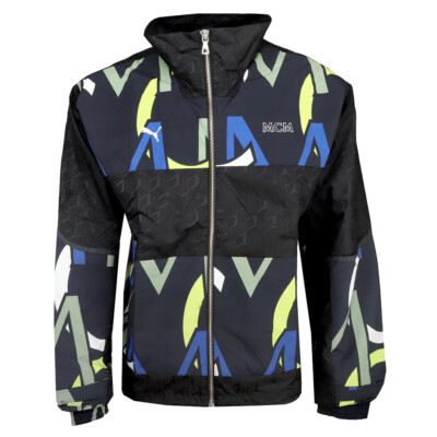 Pre-owned Puma Mcm X Track Full Zip Jacket Mens Black Casual Athletic Outerwear 53700601