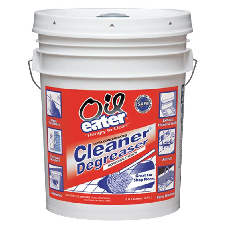 Oil Eater Cleaner Degreaser 5 Gal. Shop Garage Floor Equipment Non-Toxic Safe