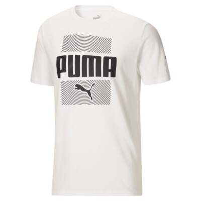 Футболка Puma Maze Classic Мужская Белая Повседневная 588545-02