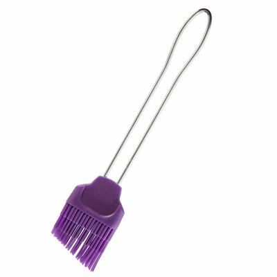 Birkmann Silikonpinsel III Groß Backpinsel Küchenpinsel Backzubehör Lila 21 cm