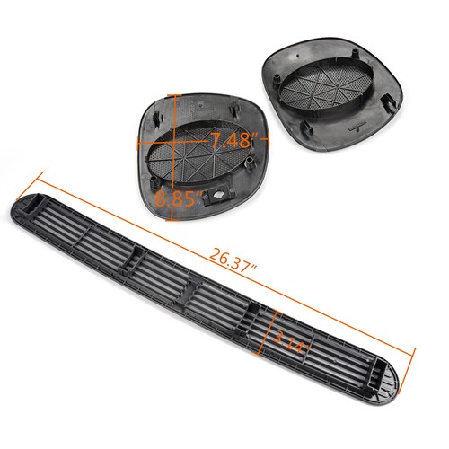 Dash Defrost Vent Cover Speaker Grille LH&RH Fit For 98-05 Jimmy Blazer Sonoma