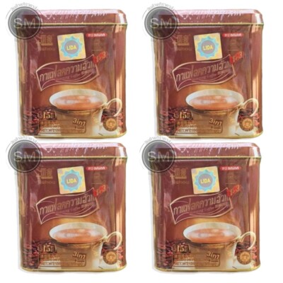 4x 15 sachets Authentic 3 in 1 Instant Premium Coffee Natural Thailand