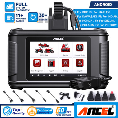 ATV UTV Motorcycle Scanner OBD2 Diagnostic Tool All System for HONDA/BRP/POLARIS