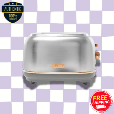 Haden 2-Slice Heritage Toaster, Color Steel & Copper | NEW | FREESHIPING | AUTH