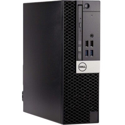 Dell Windows 10 Pro PC SFF 8GB RAM 1TB HDD Wi-Fi DVD/RW