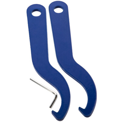 2x  3 inch STEEL COILOVER ADJUSTMENT WRENCH SUSPENSION SPANNER TOOL BLUE