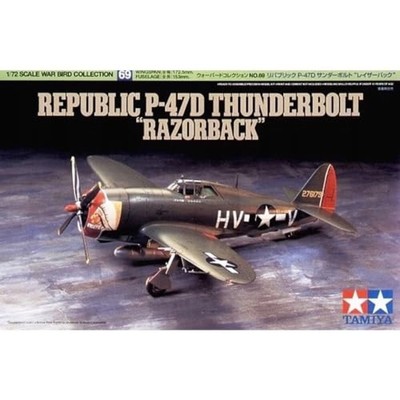 1/72 Tamiya 69: P-47D Thunderbolt Razorback Plastic Model Kit New