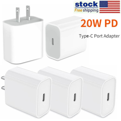 20W USB Type C Power Adapter Fast Charger C Block For iPhone 15 14 iPad Android