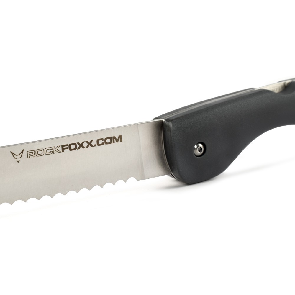 Brotmesser klappbar, 18,5 cm lange Edelstahl Klinge, Rostfrei, mit Transportbox