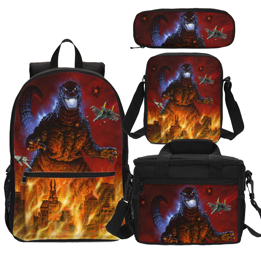 godzilla lunch bag