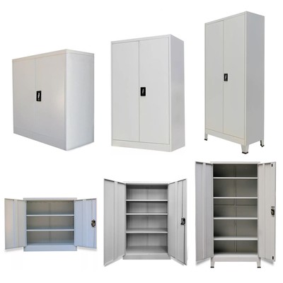 Aktenschrank Büroschrank Stahl Mehrzweckschrank Spind Metallschrank