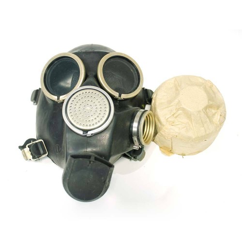 Extreme Slow Gas Mask Shoulder Bag S-2024AW Black Leather Extreme Slow Gas Mask Shoulder Bag S-2024AW Black Leather