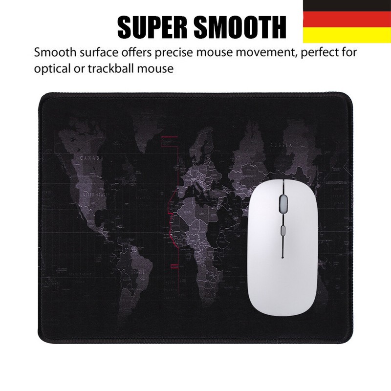 New Anti-Slip Maus Pad Natural Rubber Gaming Mäuse Mat für Laptop PC MacBook DE