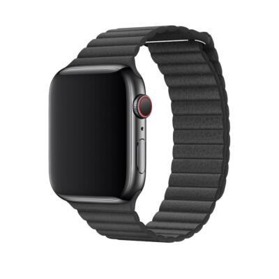 時計 Apple Watch ban Black Leather Link S/M Amazon.com: Apple Watch Band - Leather Link (41mm) - Ink - S