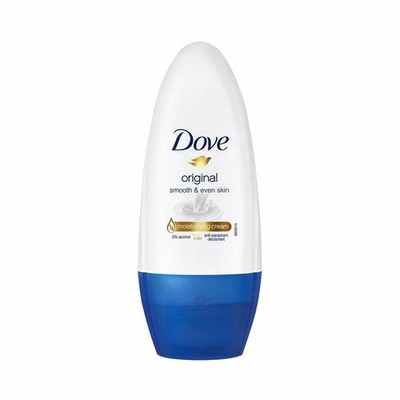 Dove Original Deodorant Roll On For Women, Keeps Skin Fresh & Clean 50 ml