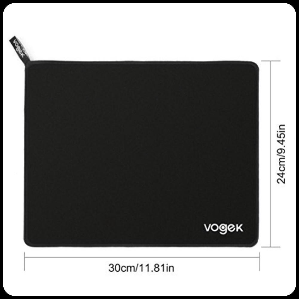 Vogek Gaming Mouse Pad Mat Stitched Edges 5mm Thick