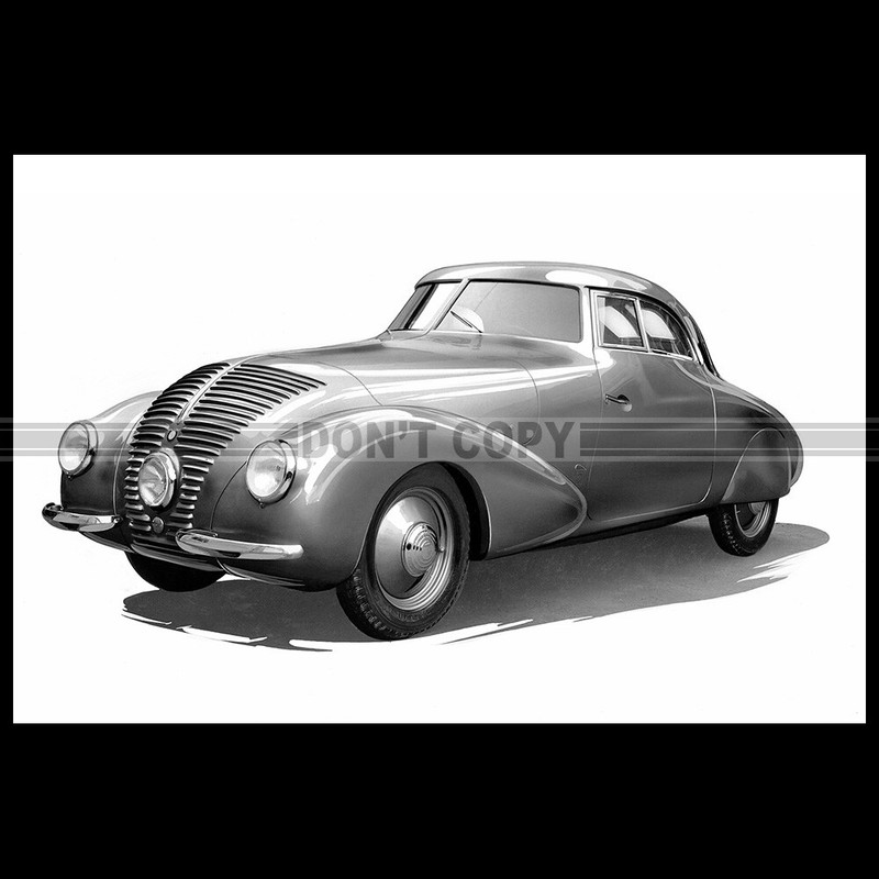 Photo A.039486 Bmw 328 Wendler Streamliner CoupÃ 1937