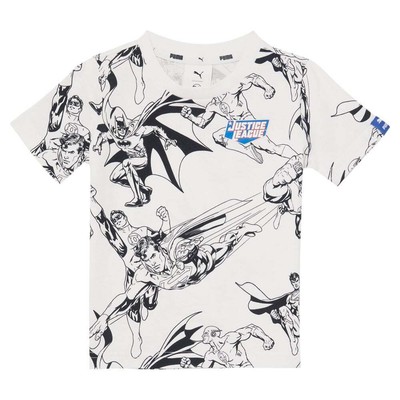 

Puma Jl X Aop модная футболка с круглым вырезом и короткими рукавами для маленьких мальчиков размер  Casua, Белый, Puma Jl X Aop Fashion Crew Neck Short Sleeve T-Shirt Toddler