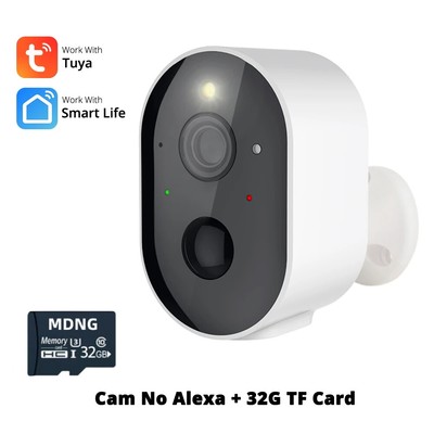 5MP Spotlight Surveillance Built in Battery WiFi Camera Wireless Waterproof Cam