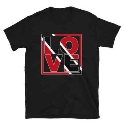 Trinidad and Tobago Flag T Shirt Trini Shirt Caribbean Island Shirt Love 