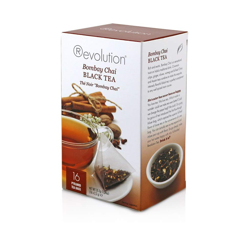 - Mesh Infuser Full Leaf Tea - Bombay Chai Black Tea - 16 Ba
