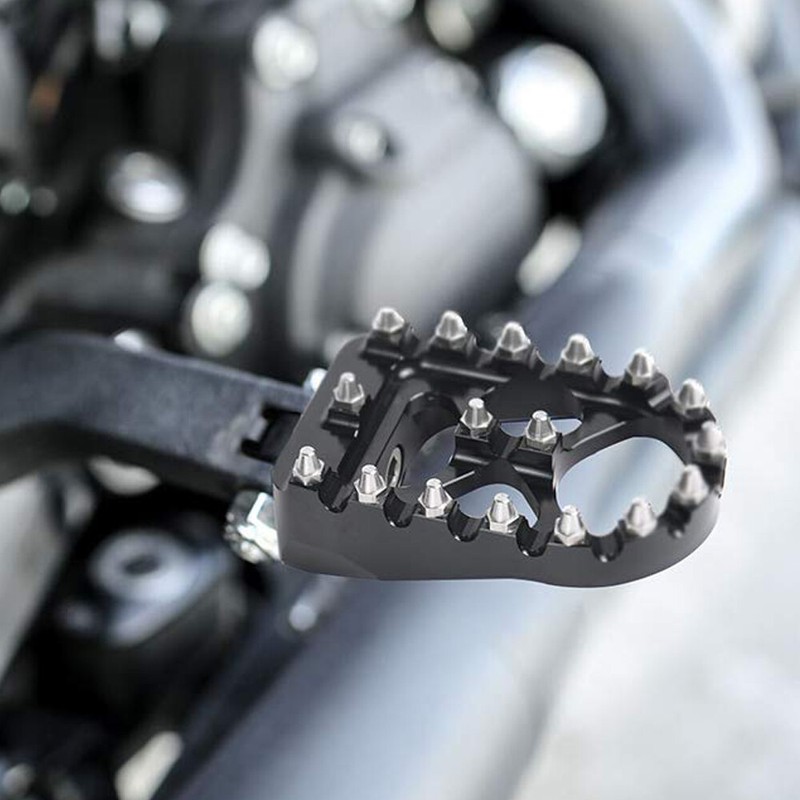 Pedane Harley Stile MX Mini-board In Alluminio CNC Per Touring Softail Sportster Dyna - 3
