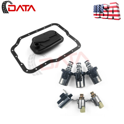 6 pcs 4F27E Transmission Solenoid+Filter Service Kit For  Mazda 2 3 5 6 CX-7 MPV