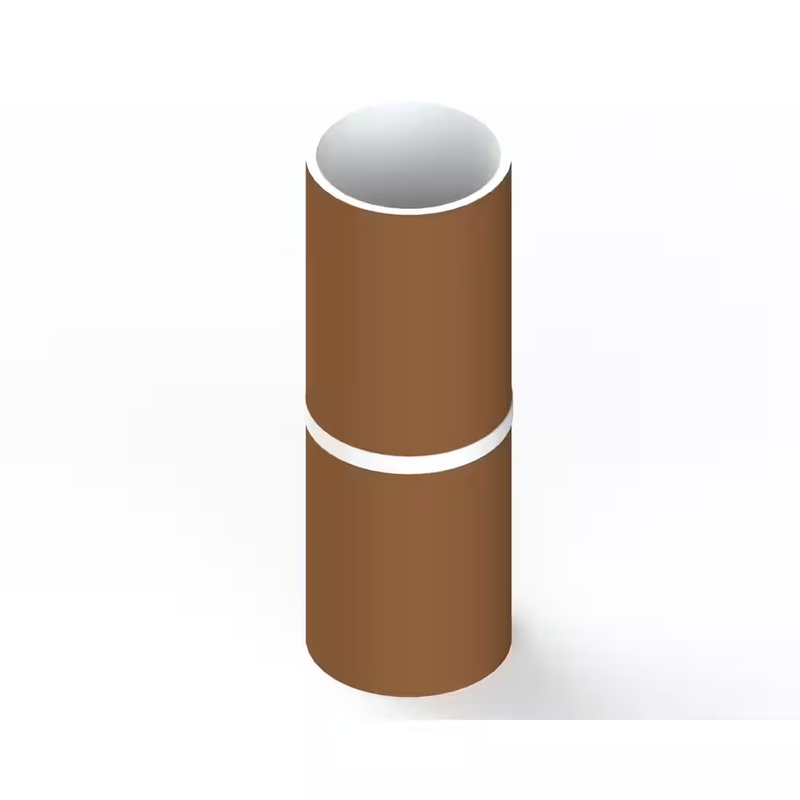 14 In. X 10 Ft. Brown/White Aluminum Roll Valley Flashing