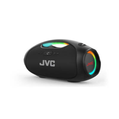 JVC Illuminated Portable Boom Box with 120W Power