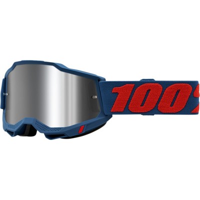 100% Accuri 2 Odeon Goggles (OSFM, Odeon/Blue/Red / Silver Mirror Lens)