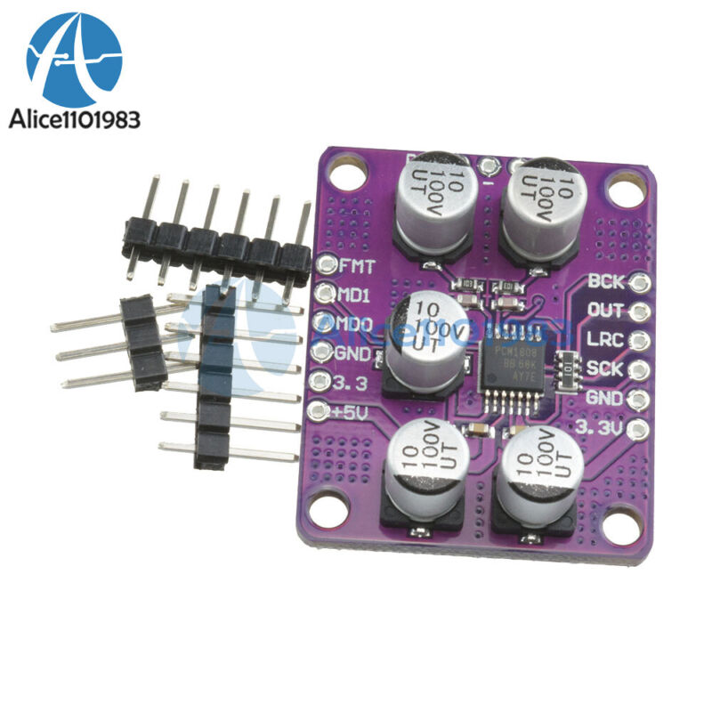 1-10pcs Pcm1808 Audio Stereo Adc One-ended Analog-input Decoder 24bit Amplifier