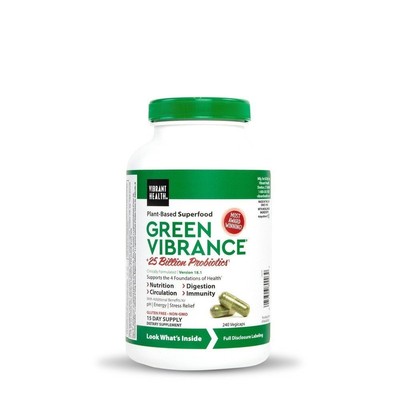 Капсулы Vibrant Health Green Vibrance 240 VegCap