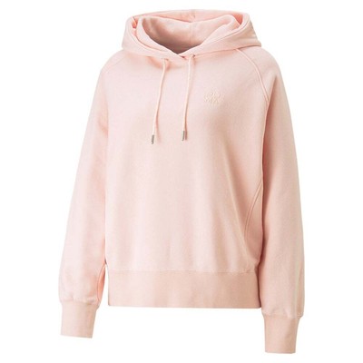 

Puma Infuse Pullover Hoodie Женская розовая повседневная верхняя одежда 53835066, Розовый